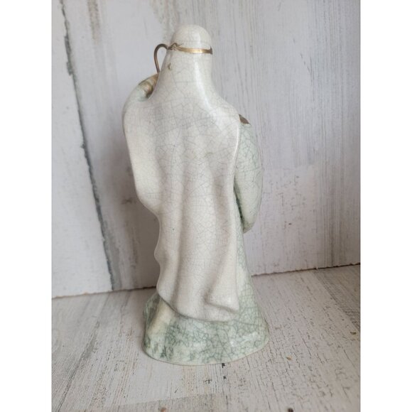 Vintage Joseph 3‎ king lantern rustic ceramic figure xmas - Picture 4 of 6